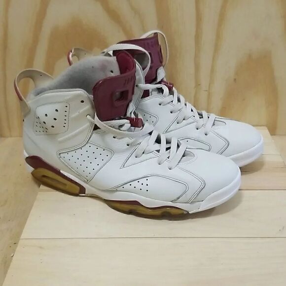 Jordan Other - NIKE AIR JORDAN 6 RET RO OG BG OFF WHITE-MAROON SZ 11